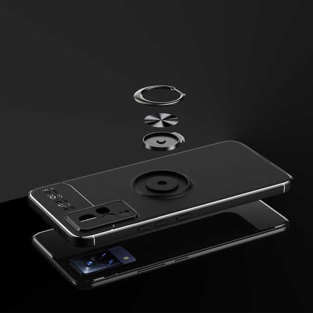 Vivo V21 Uyumlu Kılıf Zore Ravel Silikon Kapak