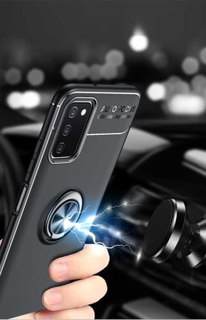 Samsung Galaxy A03S Uyumlu Kılıf Zore Ravel Silikon Kapak
