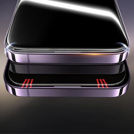 Apple iPhone 17 Pro Uyumlu Zore 2.5D Oliv HD Temperli Cam Ekran Koruyucu + Kolay Uygulama Aparatı
