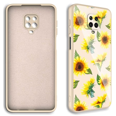 Xiaomi Redmi Note 9S Uyumlu Kılıf Kamera Korumalı Desenli Sert Silikon Zore Epoksi Kapak