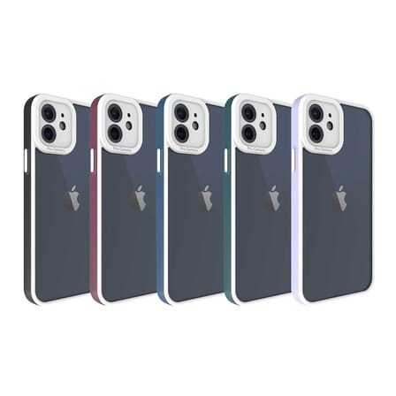 Apple iPhone 12 Uyumlu Kılıf Zore Mima Kapak