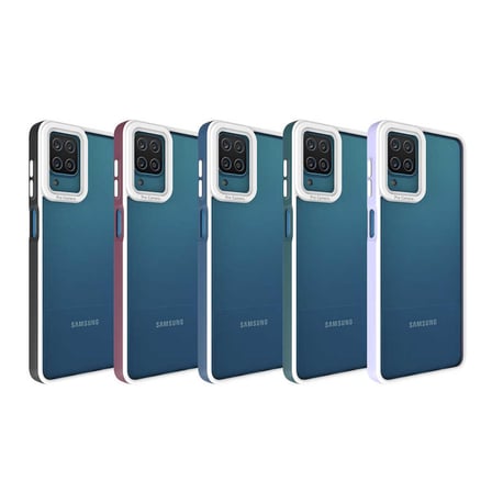 Samsung Galaxy A12 Uyumlu Kılıf Zore Mima Kapak