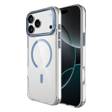 Apple iPhone 17 Pro Uyumlu Kılıf M-safe Şarj Özellikli Airbagli Kamera Standlı Zore Azor Kapak