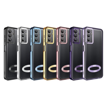 Samsung Galaxy A05S Uyumlu Kılıf Kamera Korumalı Logo Gösteren Zore Omega Kapak