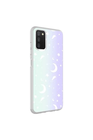 Samsung Galaxy A03S Uyumlu Kılıf Zore M-Blue Desenli Kapak