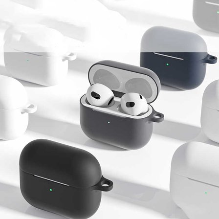 Apple Airpods 3. Nesil Uyumlu Zore Standart Silikon Kılıf
