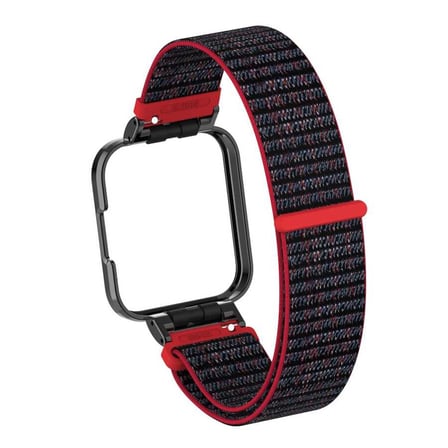 Xiaomi Redmi Watch (Mi Watch Lite) Uyumlu Kordon Hasır Örgü Cırt Cırtlı Zore KRD-61 Kayış