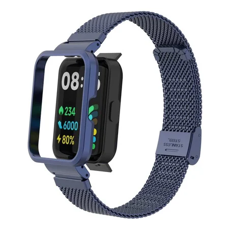 Xiaomi Redmi Watch 2 Lite Uyumlu Kordon Paslanmaz Çelik Klipsli Zore KRD-66 Kayış