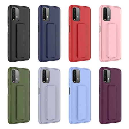 Xiaomi Redmi Note 10 Uyumlu Kılıf Zore Qstand Kapak