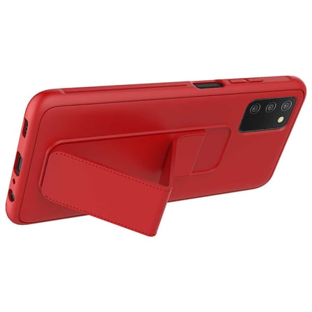 Samsung Galaxy A03S Uyumlu Kılıf Zore Qstand Kapak