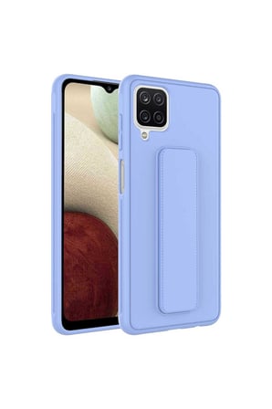 Samsung Galaxy A12 Uyumlu Kılıf Zore Qstand Kapak