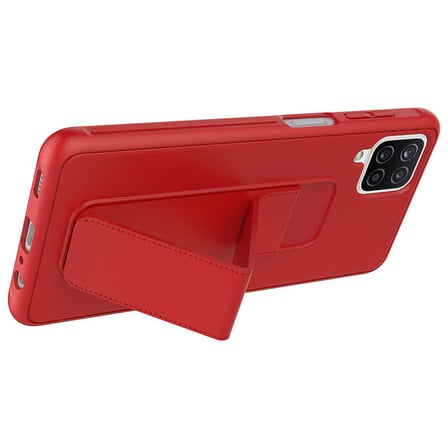 Samsung Galaxy A12 Uyumlu Kılıf Zore Qstand Kapak