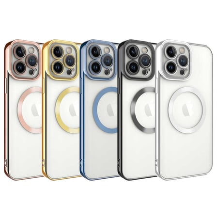 Apple iPhone 13 Pro Uyumlu Kılıf M-safe Wireless Şarj Özellikli Zore Setro Silikon