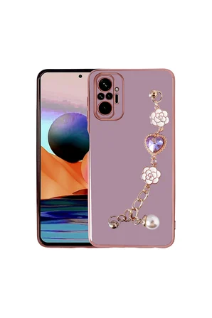 Xiaomi Redmi Note 10 Pro Uyumlu Kılıf El Tutamaçlı Kamera Korumalı Zore Taka Silikon Kapak