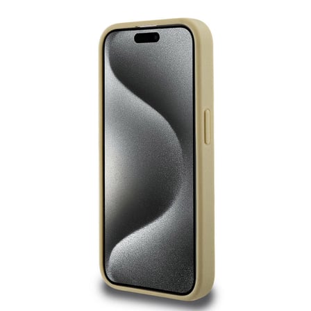 Apple iPhone 15 Pro Uyumlu Kılıf Hello Kitty Orjinal Lisanslı M-safe Şarj Özellikli Kitty Head Deri Kapak