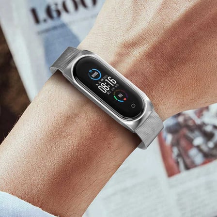 Xiaomi Mi Band 7 Uyumlu Zore KRD-01 Metal Kordon