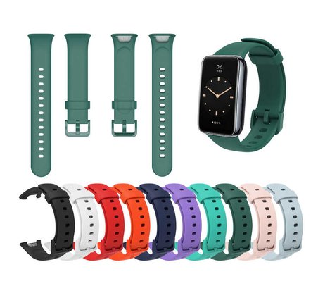Xiaomi Mi Band 7 Pro Uyumlu Kordon Silikon Yumuşak Esnek Zore KRD-70 Kayış