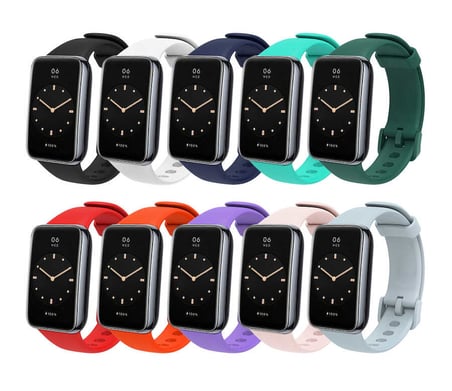 Xiaomi Mi Band 7 Pro Uyumlu Kordon Silikon Yumuşak Esnek Zore KRD-70 Kayış