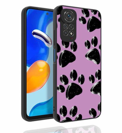 Xiaomi Redmi Note 11 Global Uyumlu Kılıf Desenli Kamera Korumalı Parlak Zore Nora Kapak