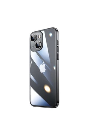 Apple iPhone 13 Uyumlu Kılıf Sert PC Renkli Çerçeveli Zore Riksos Kapak