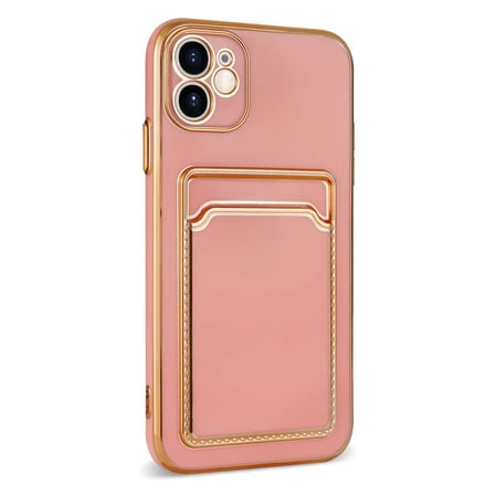 Apple iPhone 12 Uyumlu Kılıf Zore Bark Kartlıklı Kapak