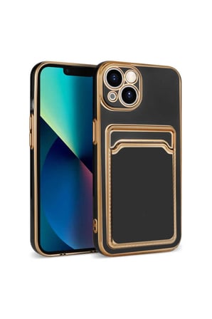 Apple iPhone 13 Pro Max Uyumlu Kılıf Zore Bark Kartlıklı Kapak
