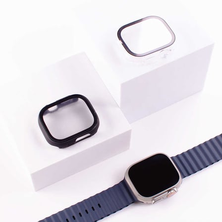 Apple Watch Ultra 49mm Uyumlu Kasa ve Ekran Koruyucu Zore Watch Gard 20