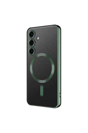 Samsung Galaxy S24 Uyumlu Kılıf Kamera Korumalı M-safe Wireless Şarj Özellikli Zore Demre Kapak
