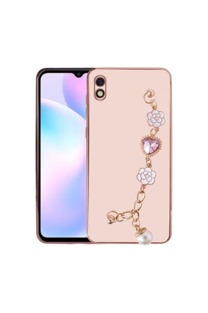 Xiaomi Redmi 9A Uyumlu Kılıf El Tutamaçlı Kamera Korumalı Zore Taka Silikon Kapak