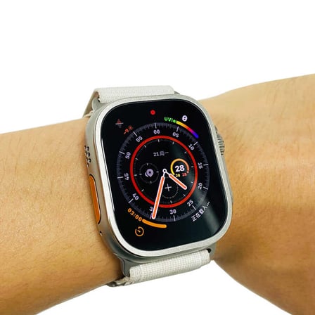 Apple Watch Ultra 49mm Uyumlu Zore Metal Kasa Koruyucu Saat Çerçevesi