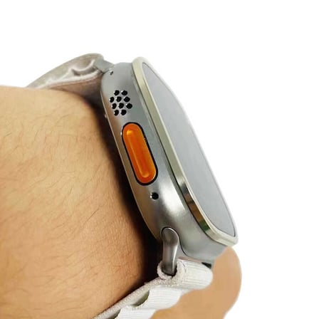 Apple Watch Ultra 49mm Uyumlu Zore Metal Kasa Koruyucu Saat Çerçevesi