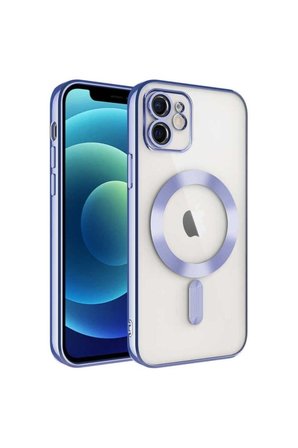 Apple iPhone 12 Uyumlu Kılıf Kamera Korumalı M-safe Wireless Şarj Özellikli Zore Demre Kapak
