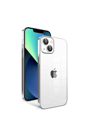 Apple iPhone 13 Uyumlu Kılıf Kamera Korumalı Renkli Çerçeveli Zore Garaj Kapak