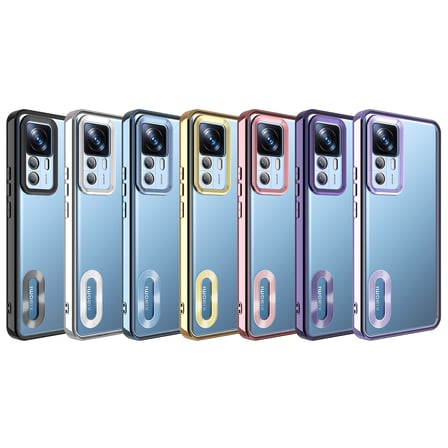 Xiaomi Mi 12T Pro Uyumlu Kılıf Kamera Korumalı Logo Gösteren Zore Omega Kapak