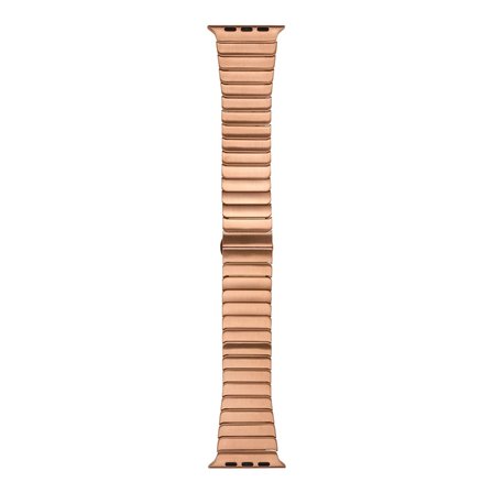 Apple Watch 42mm Uyumlu Kordon Metal Paslanmaz Klipsli KRD-79 Kayış