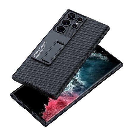 Samsung Galaxy S23 Ultra Uyumlu Kılıf Zore Kıpta Standlı Kapak