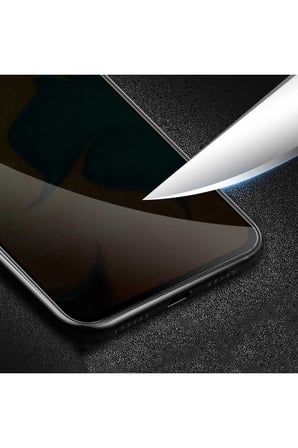 Samsung Galaxy A04S Uyumlu Zore New 5D Privacy Temperli Ekran Koruyucu