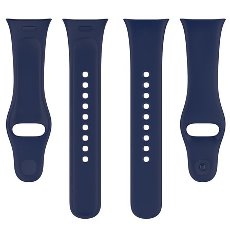 Xiaomi Redmi Watch 3 Uyumlu Kordon Silikon Spor Görünümlü Yumuşak Zore KRD-81 Kayış