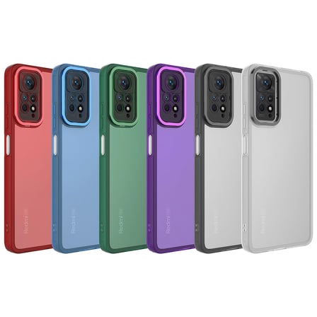 Xiaomi Redmi Note 11 Pro 5G Uyumlu Kılıf Kamera Korumalı Transparan Zore Post Kapak