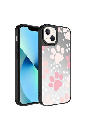 Apple iPhone 13 Uyumlu Kılıf Aynalı Desenli Kamera Korumalı Parlak Zore Mirror Kapak