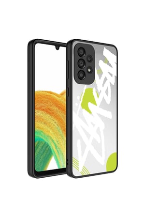Samsung Galaxy A33 5G Uyumlu Kılıf Aynalı Desenli Kamera Korumalı Parlak Zore Mirror Kapak