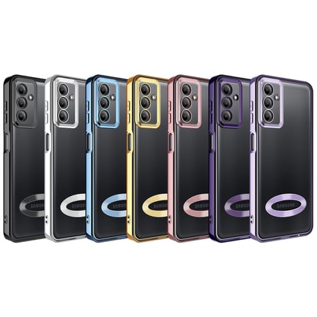 Samsung Galaxy A34 Uyumlu Kılıf Kamera Korumalı Logo Gösteren Zore Omega Kapak