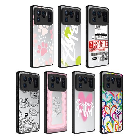 Xiaomi Mi 11 Ultra Uyumlu Kılıf Aynalı Desenli Kamera Korumalı Parlak Zore Mirror Kapak