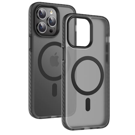 Apple iPhone 14 Pro Max Uyumlu Kılıf Mat Arka Yüzey Wireless Şarj Özellikli Zore Locik Kapak