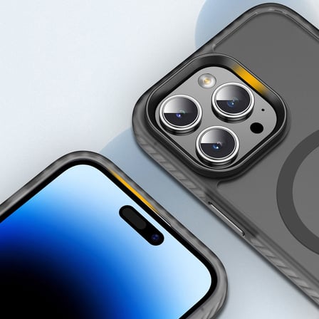 Apple iPhone 14 Pro Max Uyumlu Kılıf Mat Arka Yüzey Wireless Şarj Özellikli Zore Locik Kapak