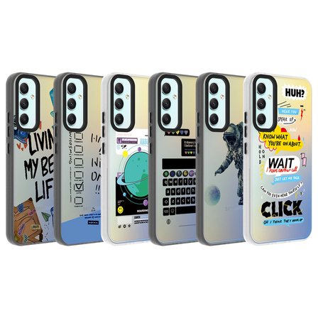 Samsung Galaxy A34 Uyumlu Kılıf Desenli Zore Dragon Sert Kapak