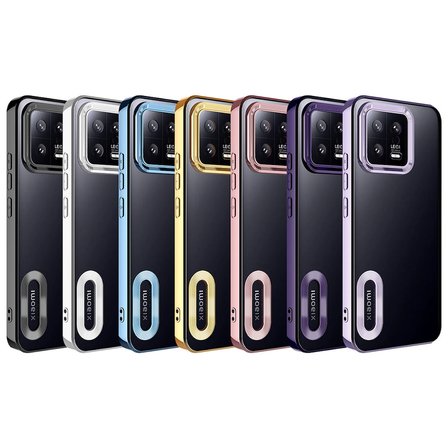 Xiaomi Mi 13 Uyumlu Kılıf Kamera Korumalı Logo Gösteren Zore Omega Kapak