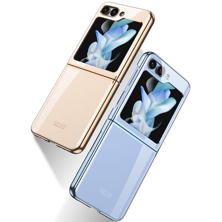 Samsung Galaxy Z Flip 5 Uyumlu Kılıf Zore Kıpta Lensli Kapak