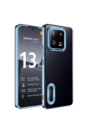 Xiaomi Mi 13 Pro Uyumlu Kılıf Kamera Korumalı Logo Gösteren Zore Omega Kapak