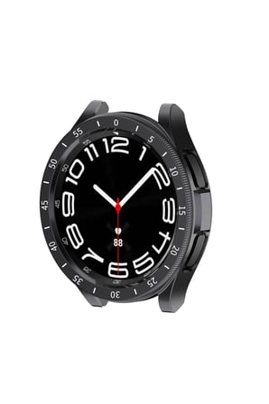 Samsung Galaxy Watch 6 Classic 47mm Uyumlu Sert PC Kasa ve Ekran Koruyucu Zore Sport Watch Gard 29